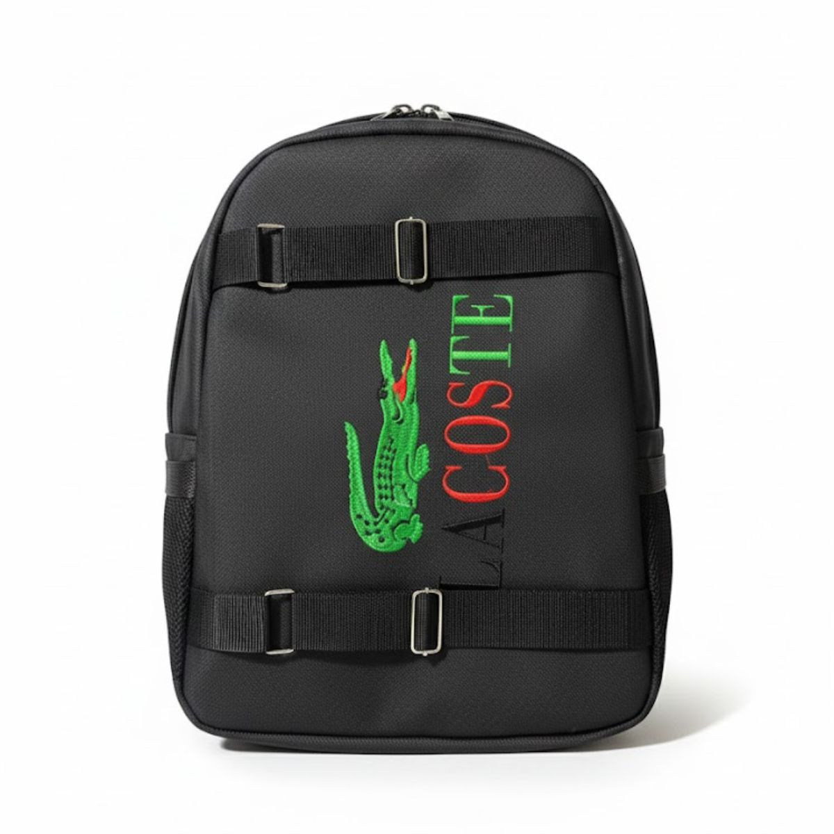 Premium Black Crocodile Embroidered Backpack